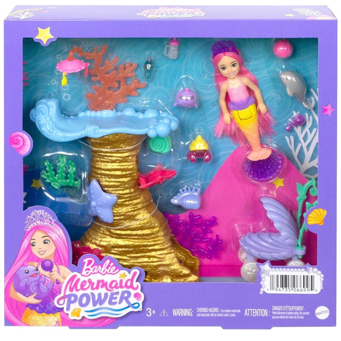Set de Juego Barbie Set de Juego Arrecife de Aquaria