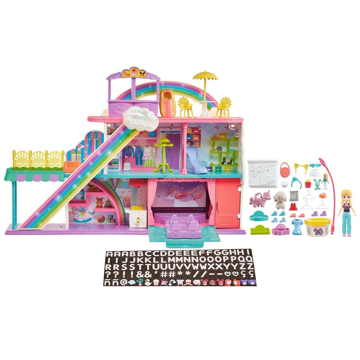 Set de Juego Polly Pocket Centro Comercial Dulces Sorpresas