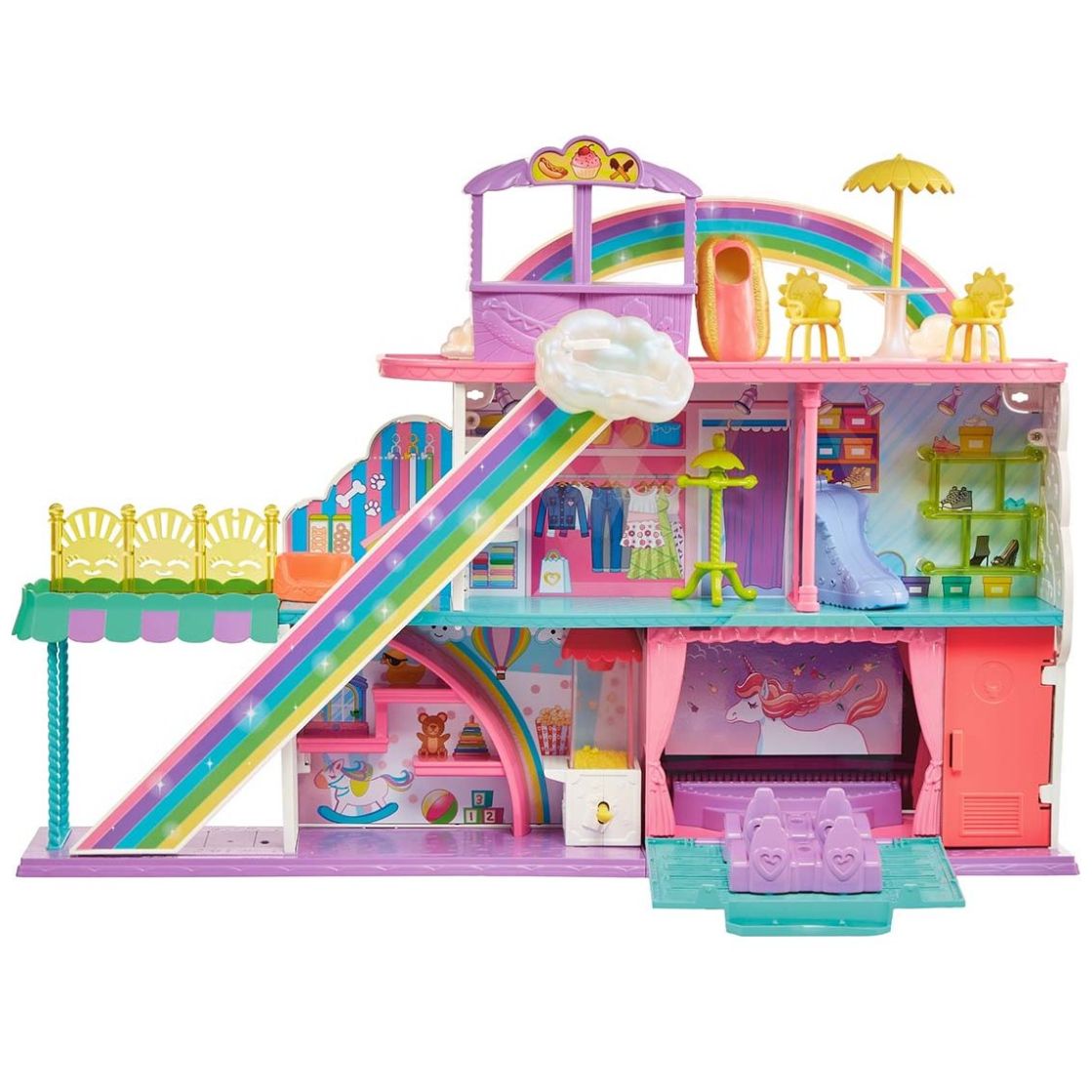 Set de Juego Polly Pocket Centro Comercial Dulces Sorpresas