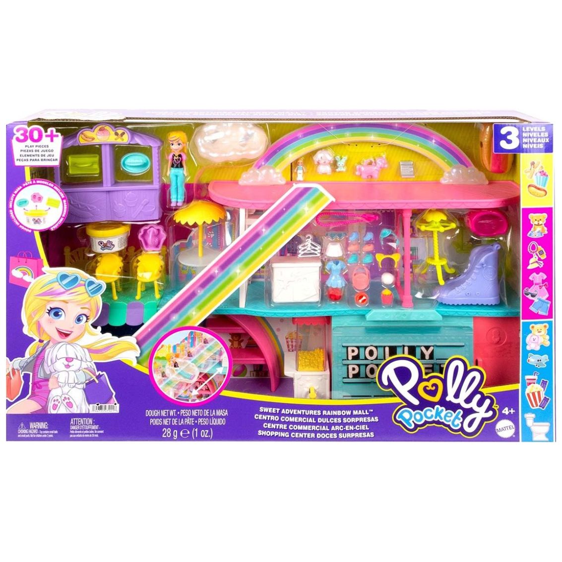Set de Juego Polly Pocket Centro Comercial Dulces Sorpresas