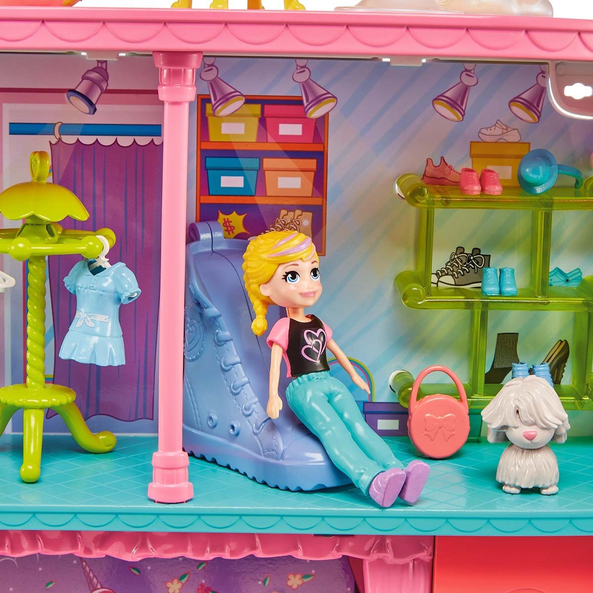 Set de Juego Polly Pocket Centro Comercial Dulces Sorpresas