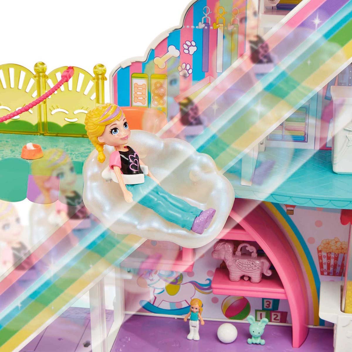 Set de Juego Polly Pocket Centro Comercial Dulces Sorpresas