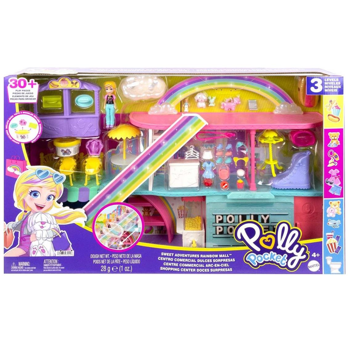 Set de Juego Polly Pocket Centro Comercial Dulces Sorpresas