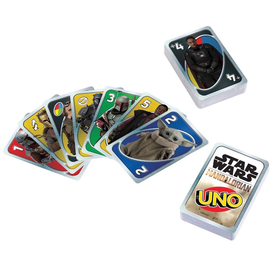 Juego de Cartas uno Juego de Cartas Mandalorian
