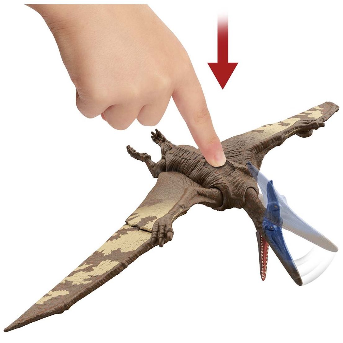 Dinosaurio de Juguete Jurassic World Pteranodon Ruge Ataca