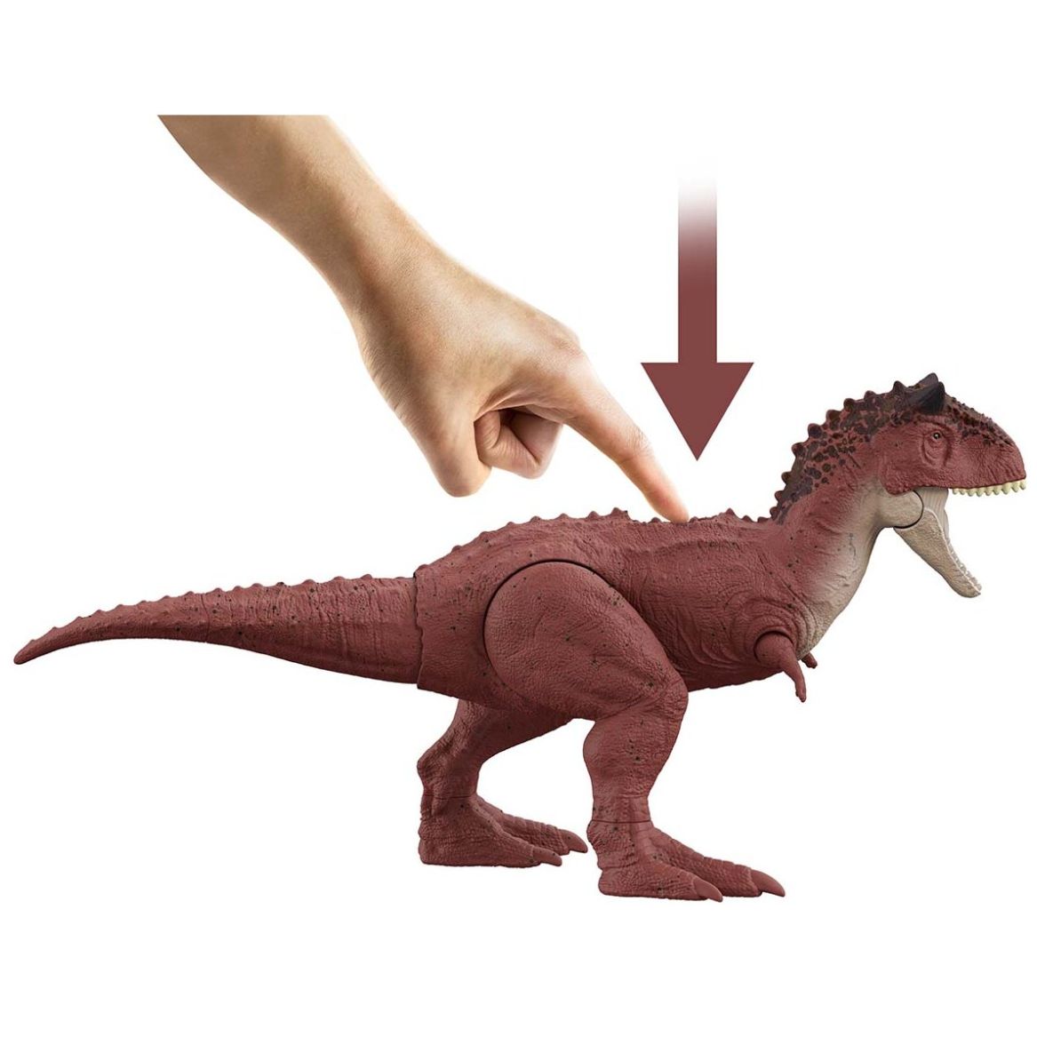 Juguete Jurassic World Carnotaurus Figura de 12 con Sonidos