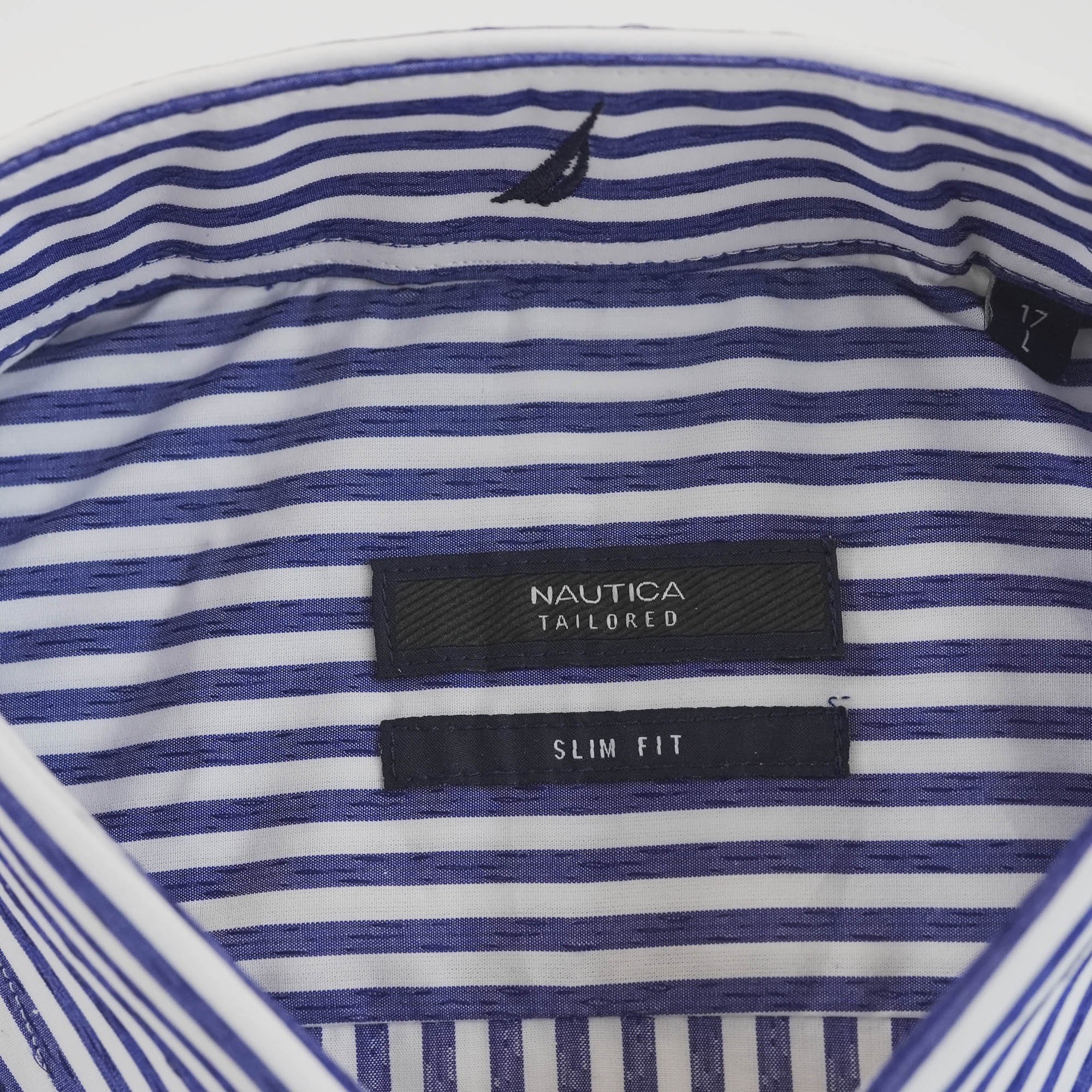 Camisa de Vestir Slim Fit para Hombre Nautica