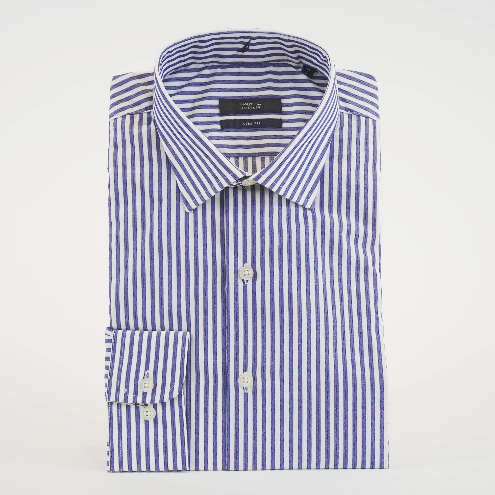 Camisa de Vestir Slim Fit para Hombre Nautica