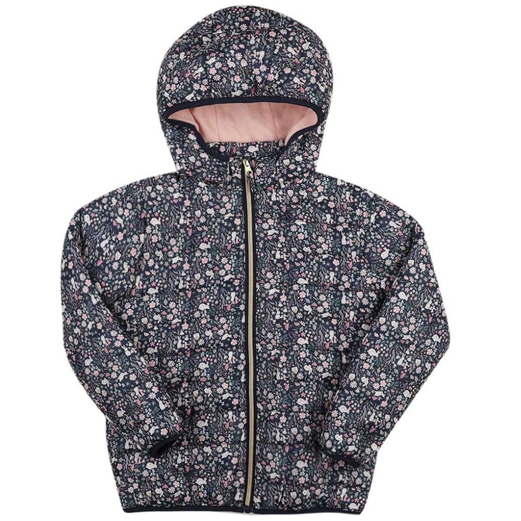 Chamarra Capetonada con Estampado Jeanious para Bebé