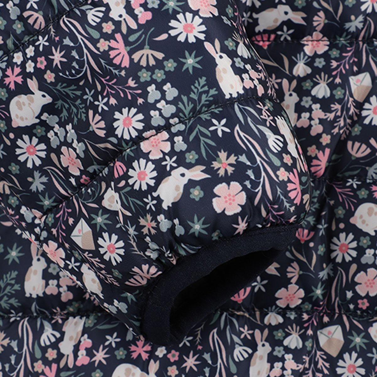 Chamarra Capetonada con Estampado Jeanious para Bebé