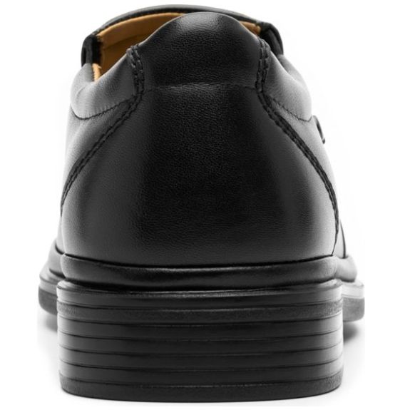 Mocasín de Vestir de Piel  Negro Quirelli para Hombre