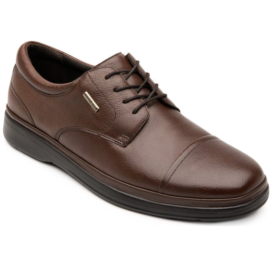 Choclo Casual de Piel Café para Hombre Quirelli