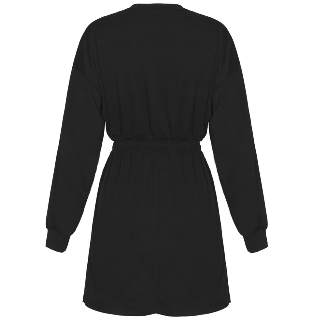 Vestido Corto Manga Larga Spandex Cint Limoncello