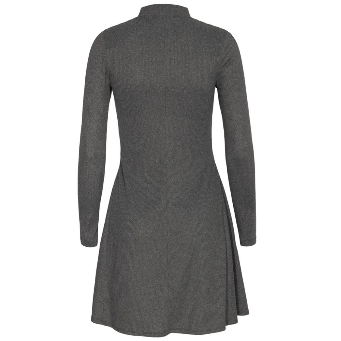 Vestido Corto Manga Larga Cierre Limoncello