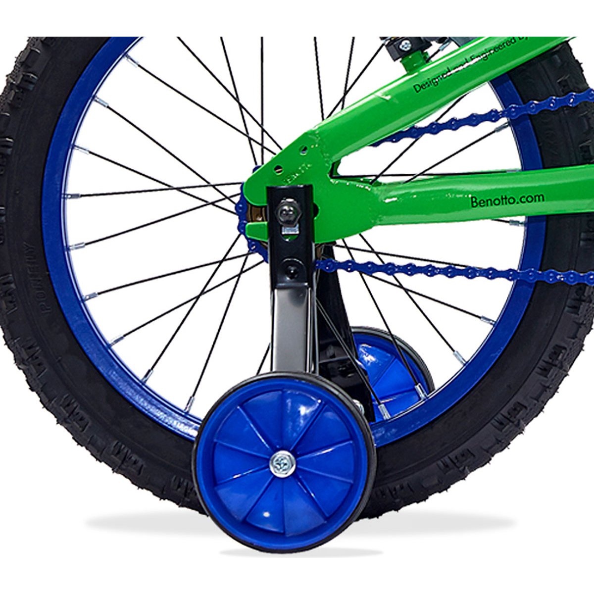 Bicicleta Benotto Cross Diavolo R16 1V. Verde/negro