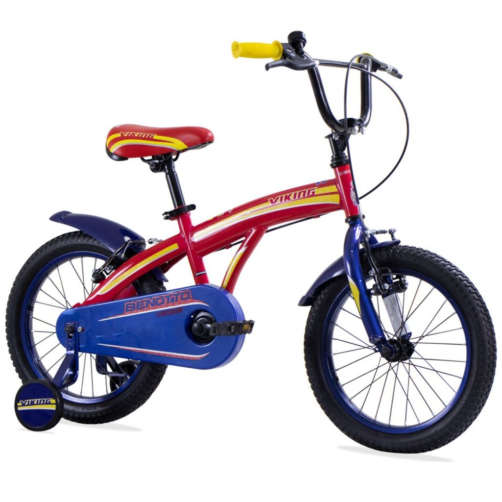 Bicicleta Benotto Cross Viking R16 1V. Rojo/azul Brillante