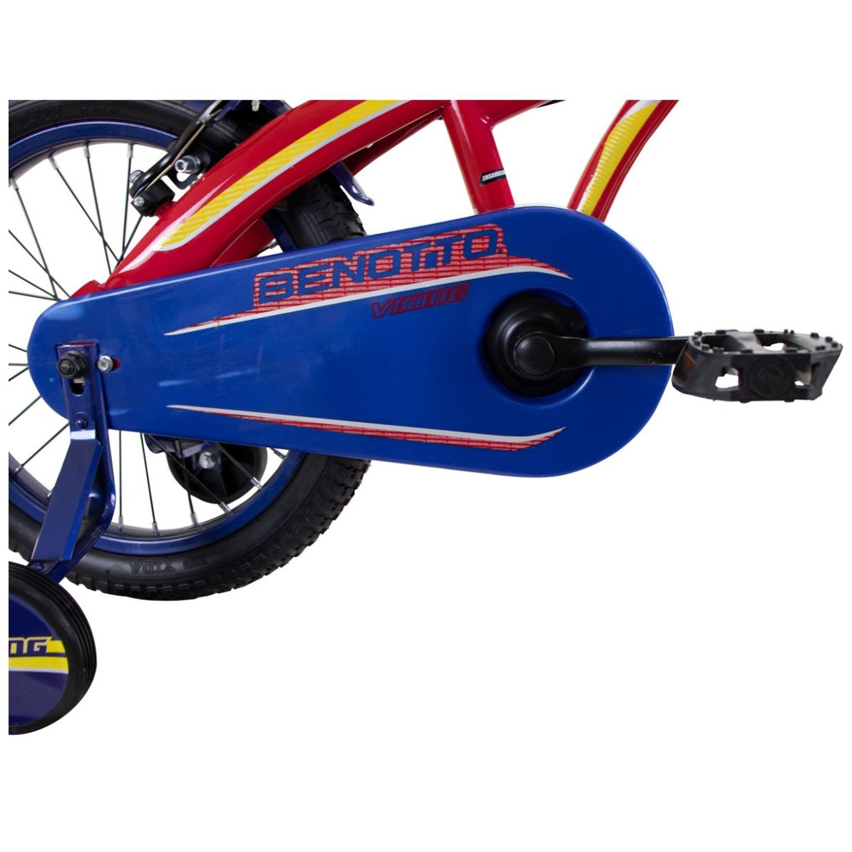 Bicicleta Benotto Cross Viking R16 1V. Rojo/azul Brillante