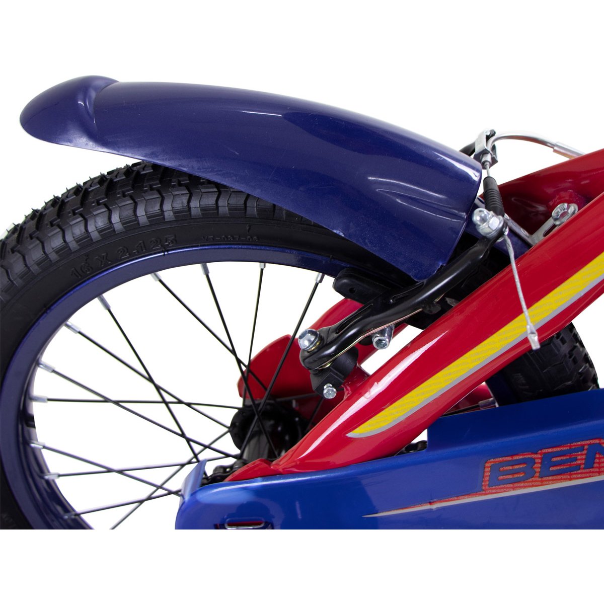 Bicicleta Benotto Cross Viking R16 1V. Rojo/azul Brillante