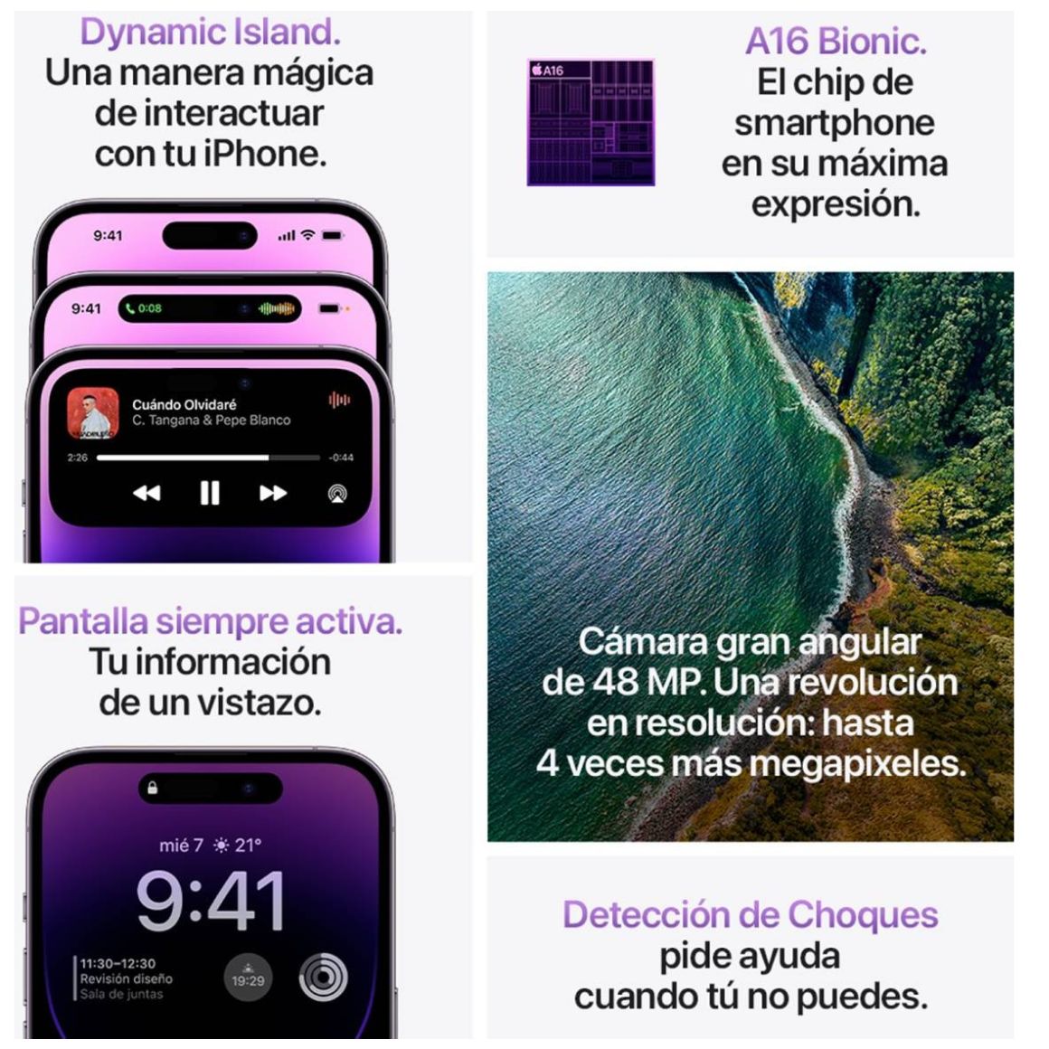 Iphone 14 Pro Max 128Gb Color Gold R9 (Telcel)