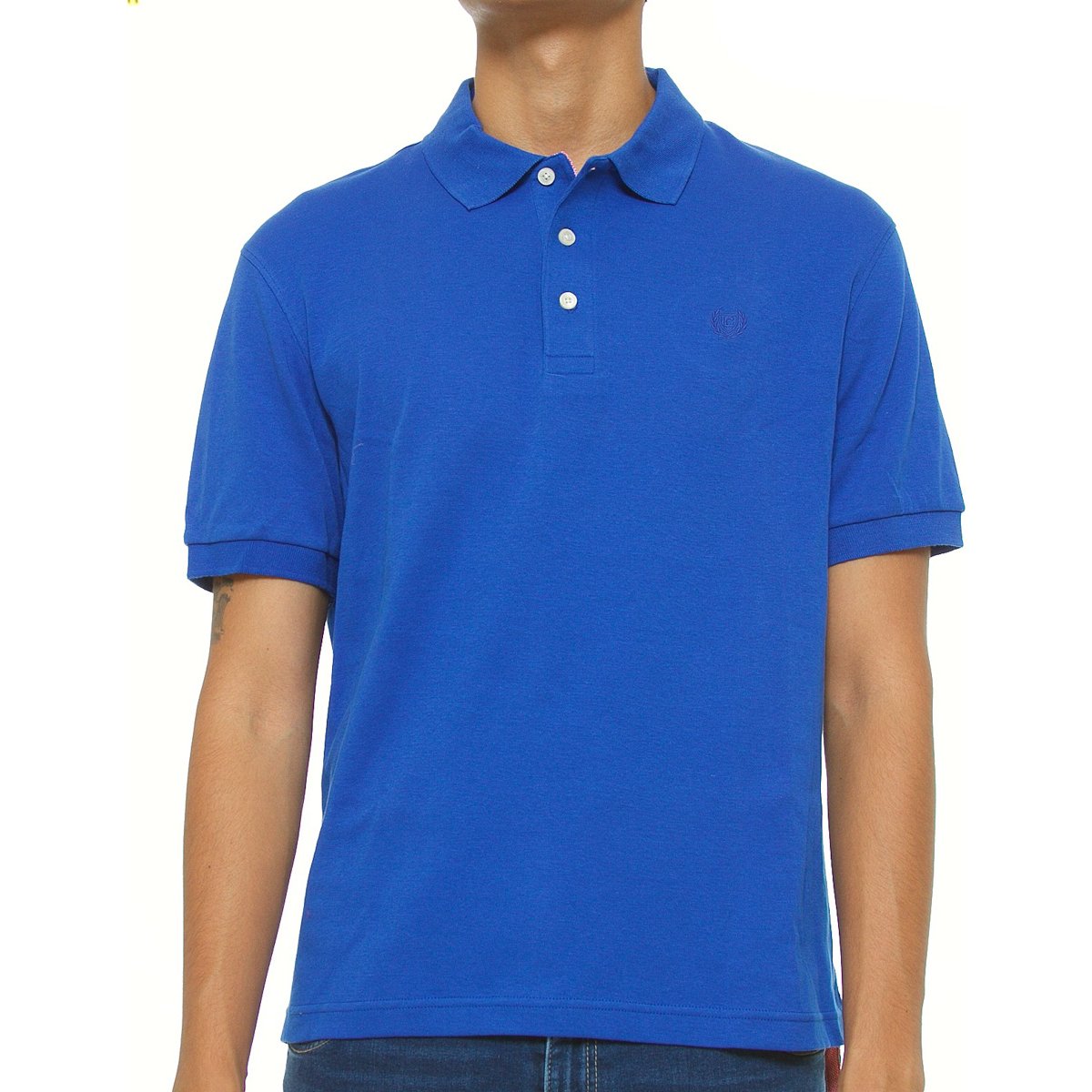 Playera Tipo Polo Manga Corta Chaps para Hombre