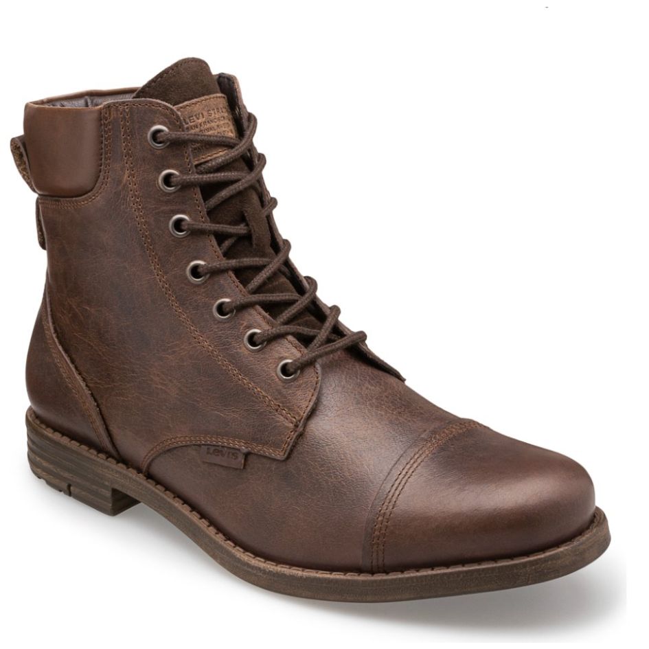Bota de Piel Café Levi´s para Hombre