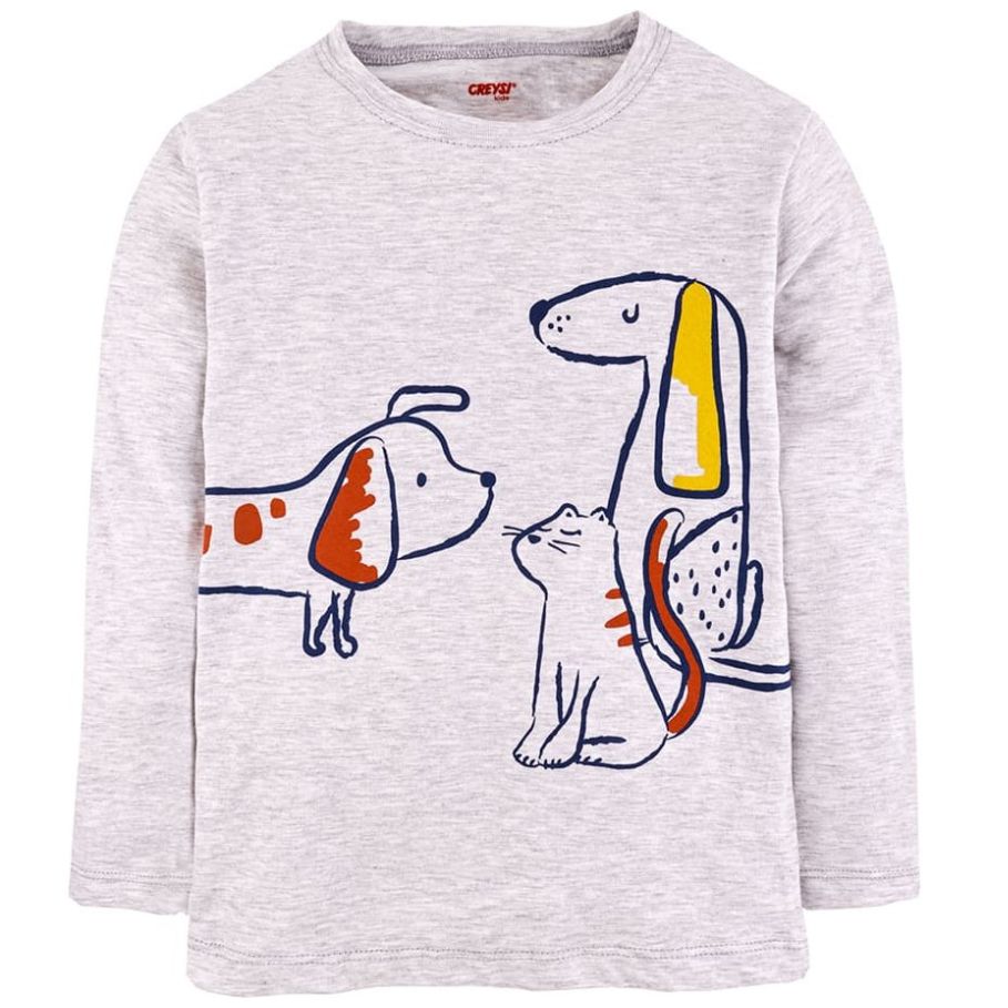 Playera Manga Larga Jersey  Creysi Kids para Niño