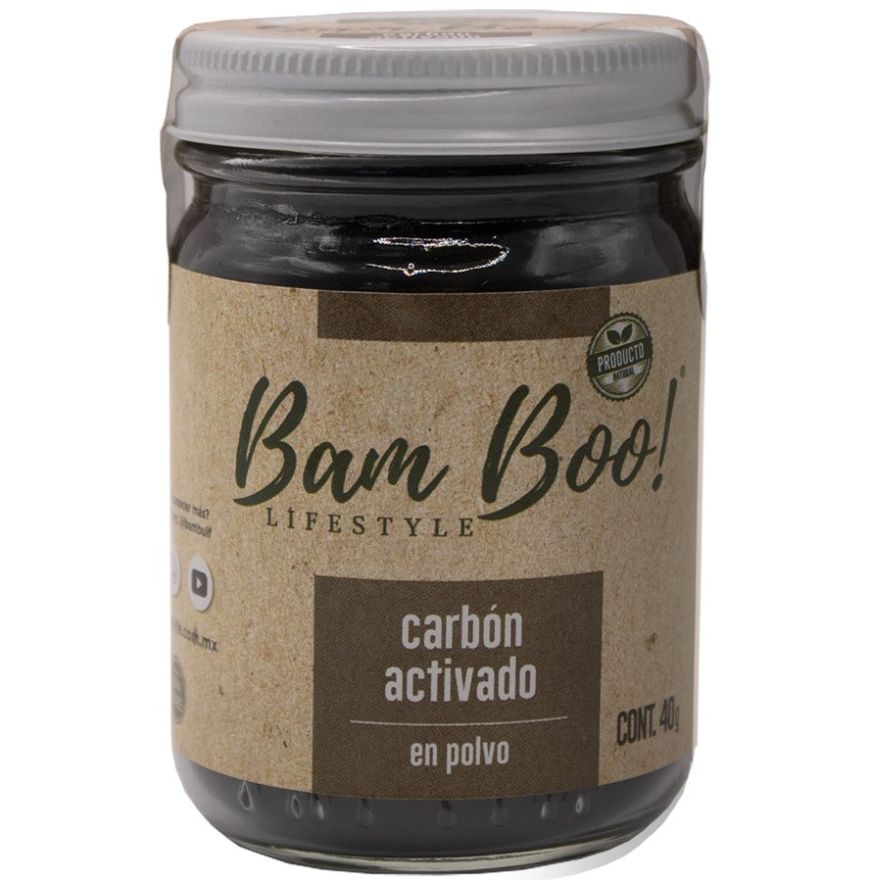 Carbón Activado en Polvo 40 Gr Bam Boo! Lifestyle