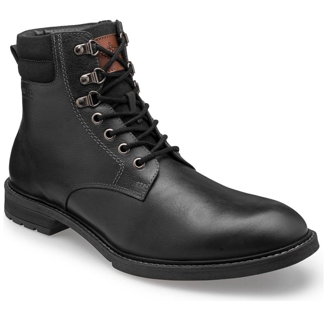 Bota de Piel Negro Dockers para Hombre