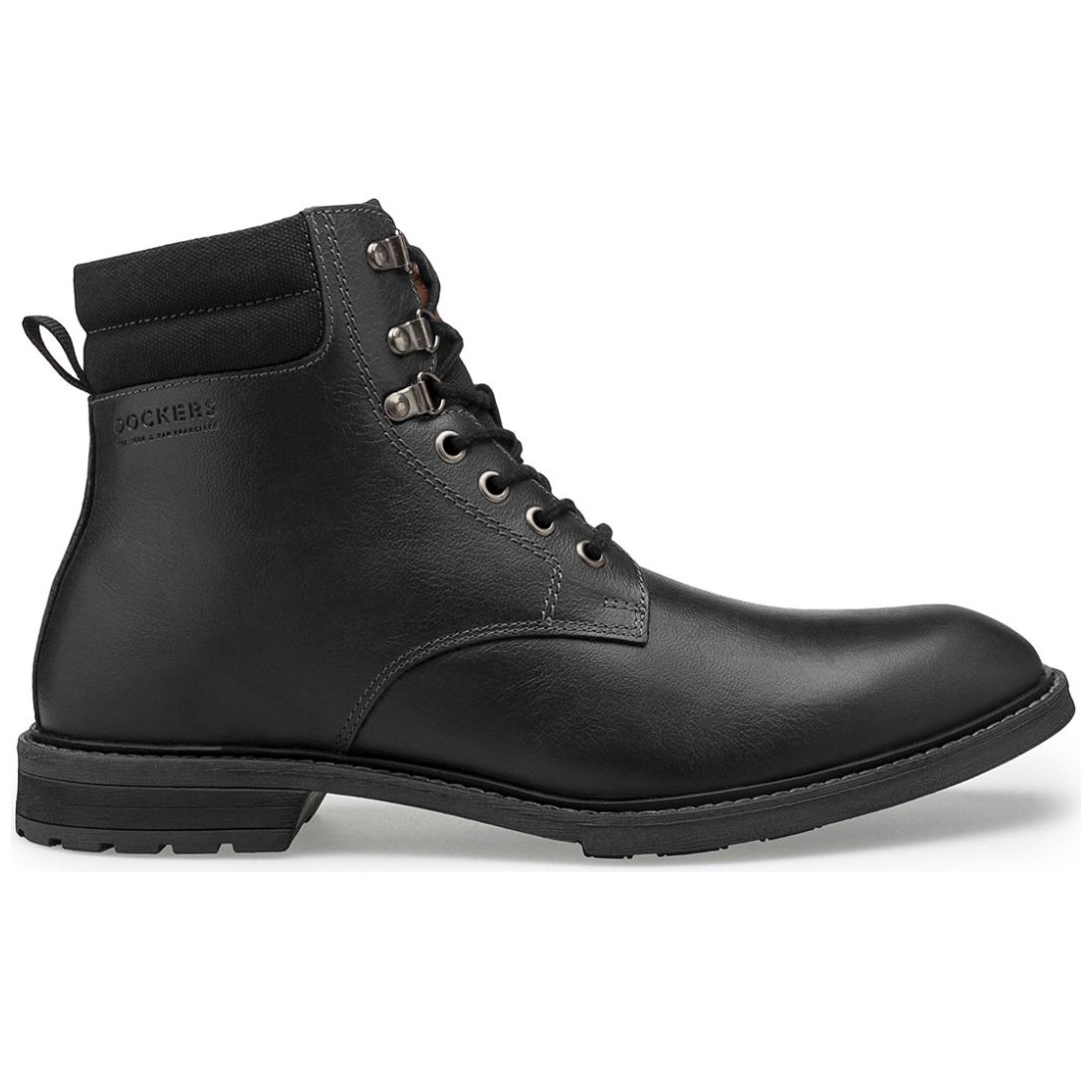 Bota de Piel Negro Dockers para Hombre