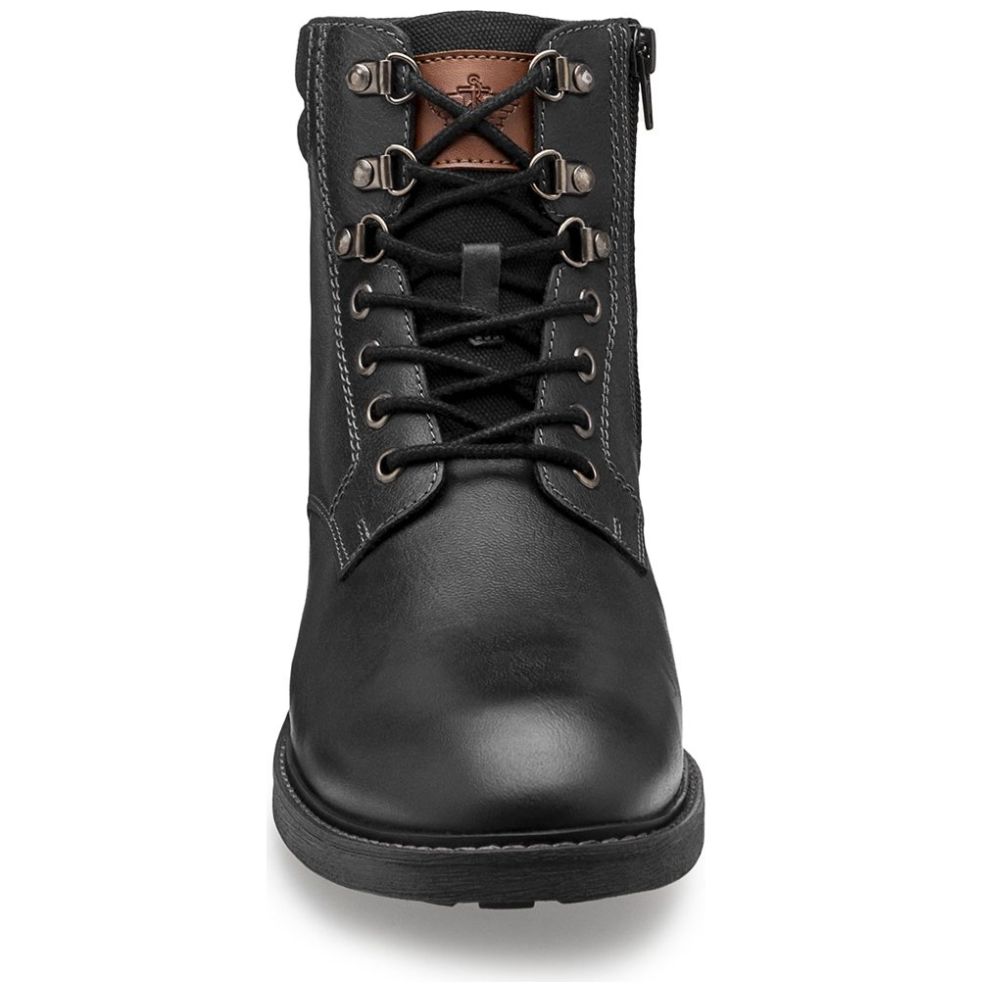 Bota de Piel Negro Dockers para Hombre
