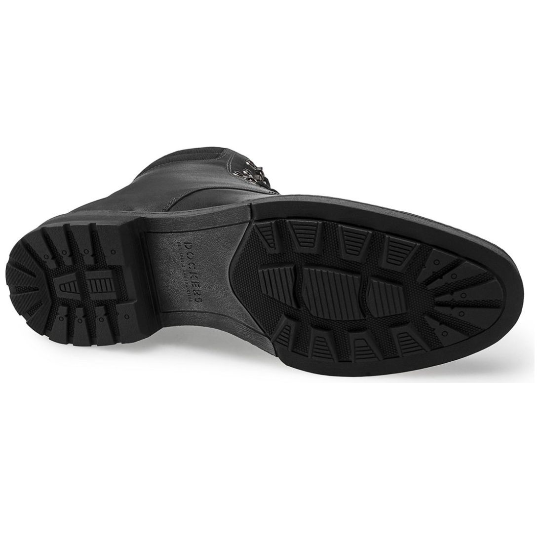 Bota de Piel Negro Dockers para Hombre