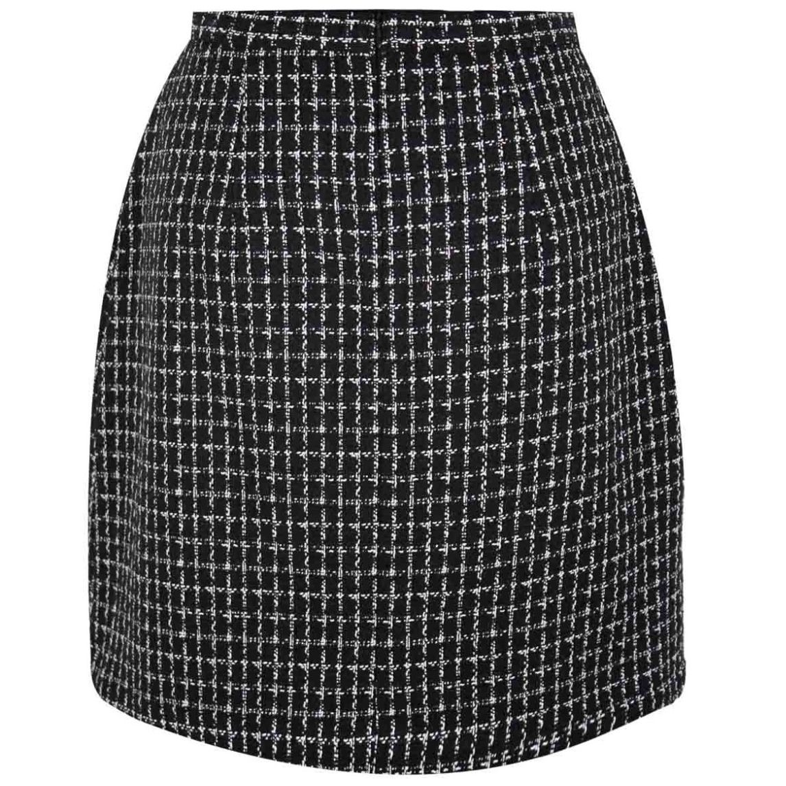 Falda Corte Recto Diseño Bouclé Basel