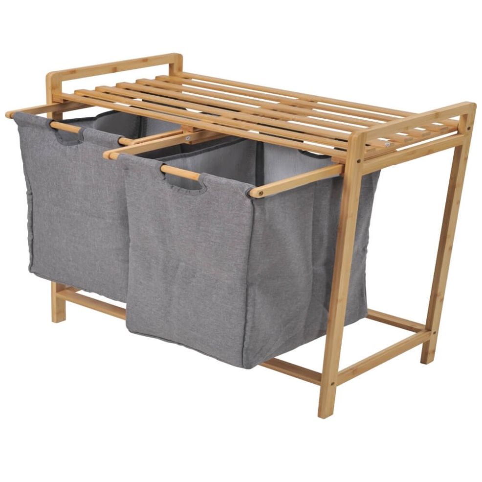 Estante Liena 1 Repisa con 2 Canastas Bambú Zense