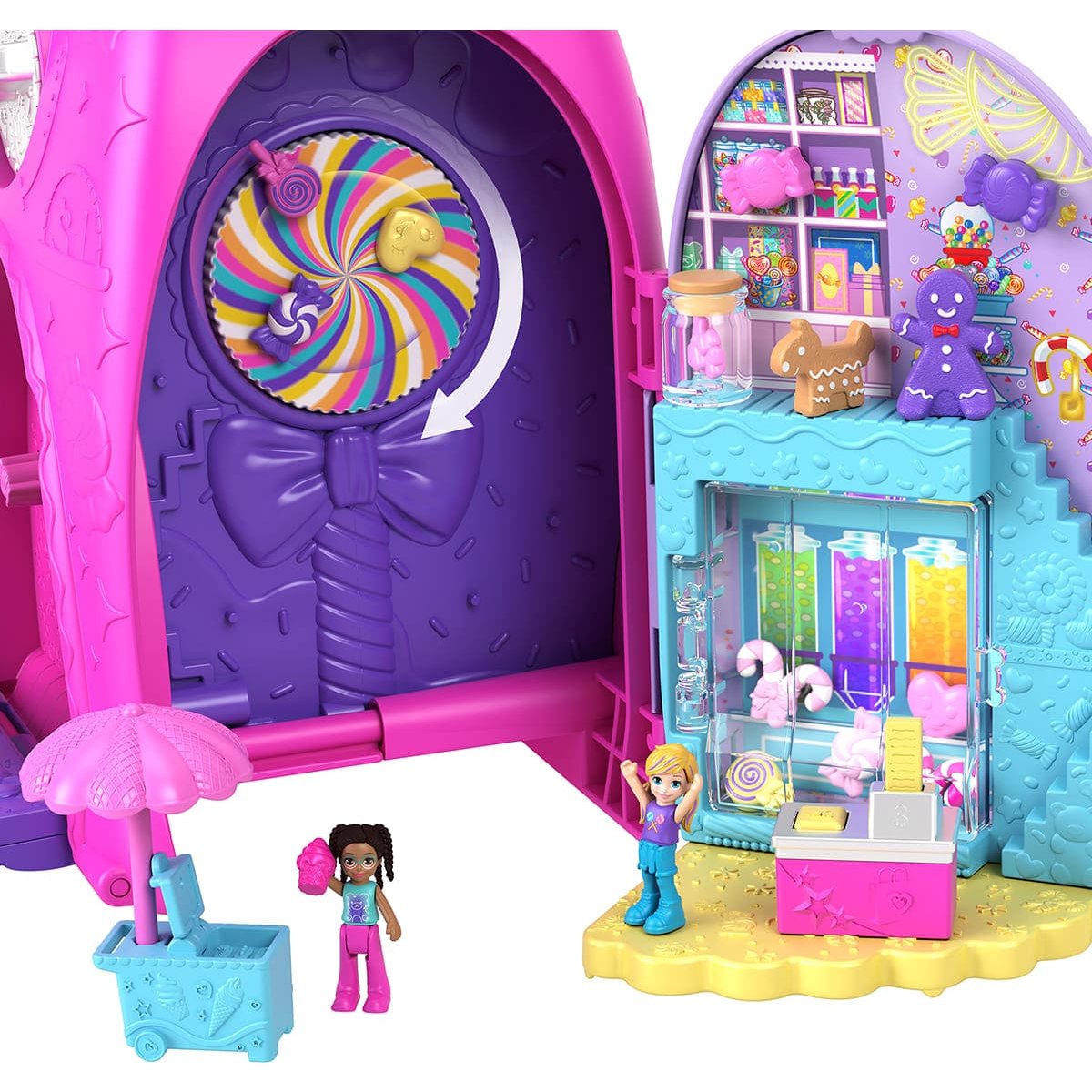 Polly Pocket Muñeca Compacto de Maquina de Dulces de Osito