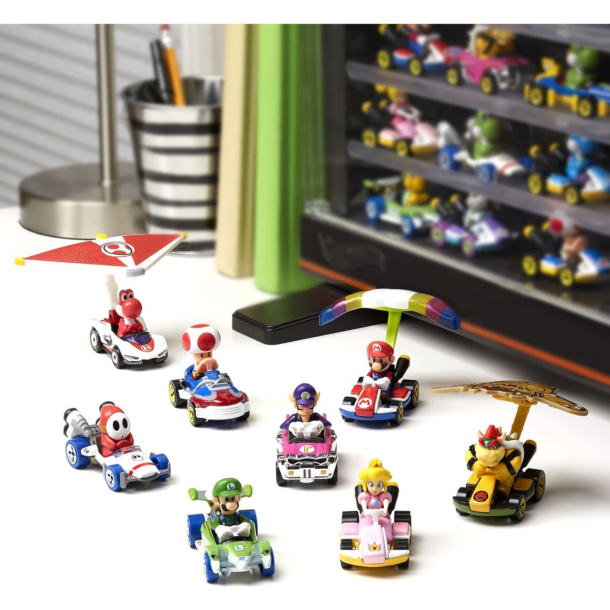Vehículo de Juguete Hot Wheels Mario Kart Paquete Glider + Die Cast Réplica