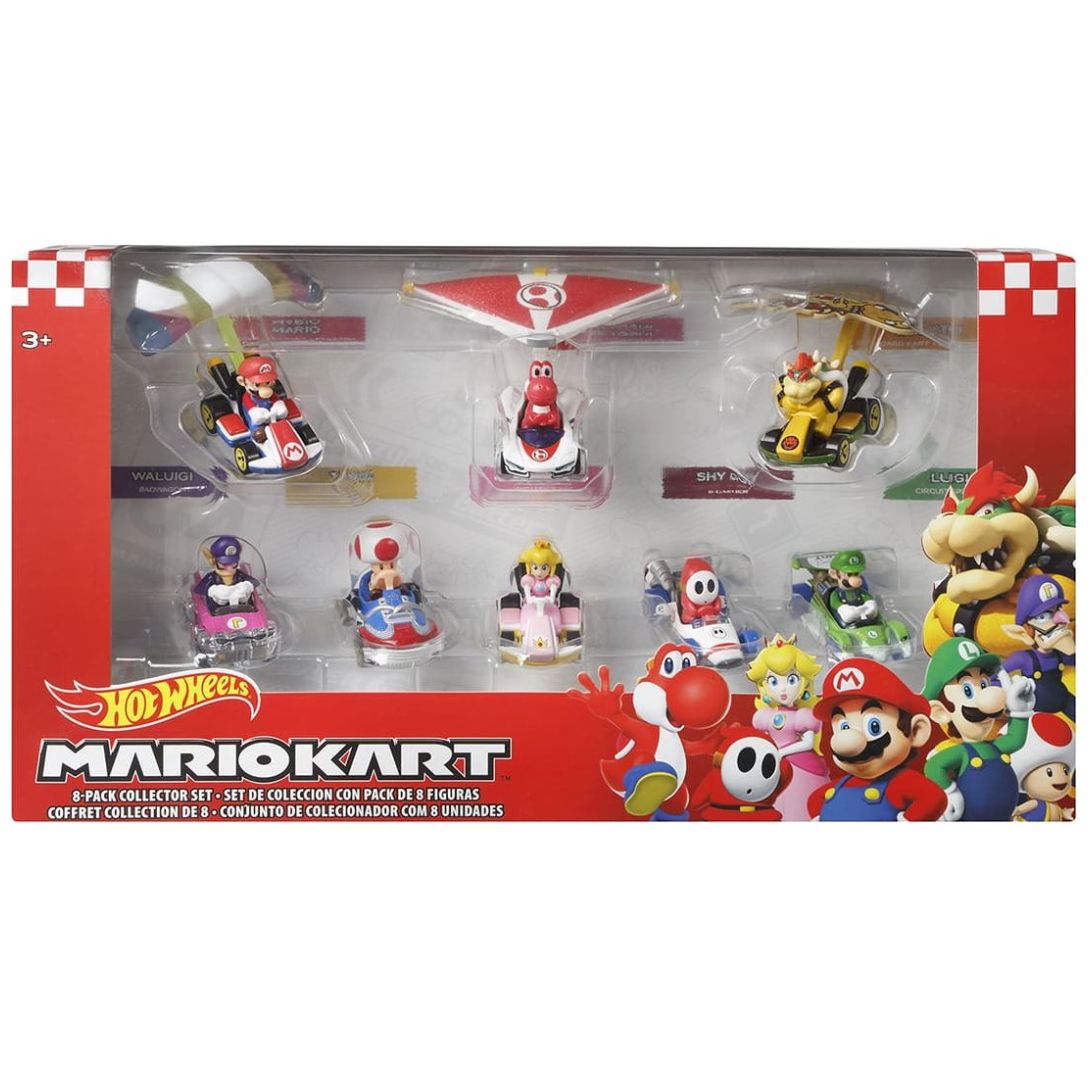 Vehículo de Juguete Hot Wheels Mario Kart Paquete Glider + Die Cast Réplica