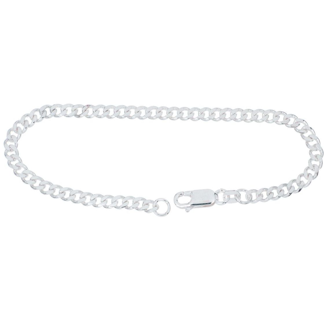 Pulsera  Cadena  en Plata 925 Barbada Farfalla Bonetti