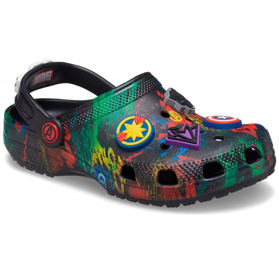 Sueco Classic Avengers 18-25 Negro Crocs para Niño