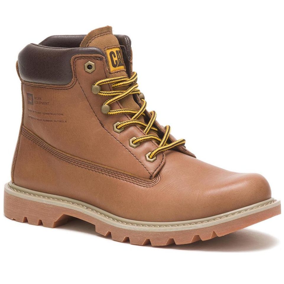 Bota de Piel Caf Cat para Hombre