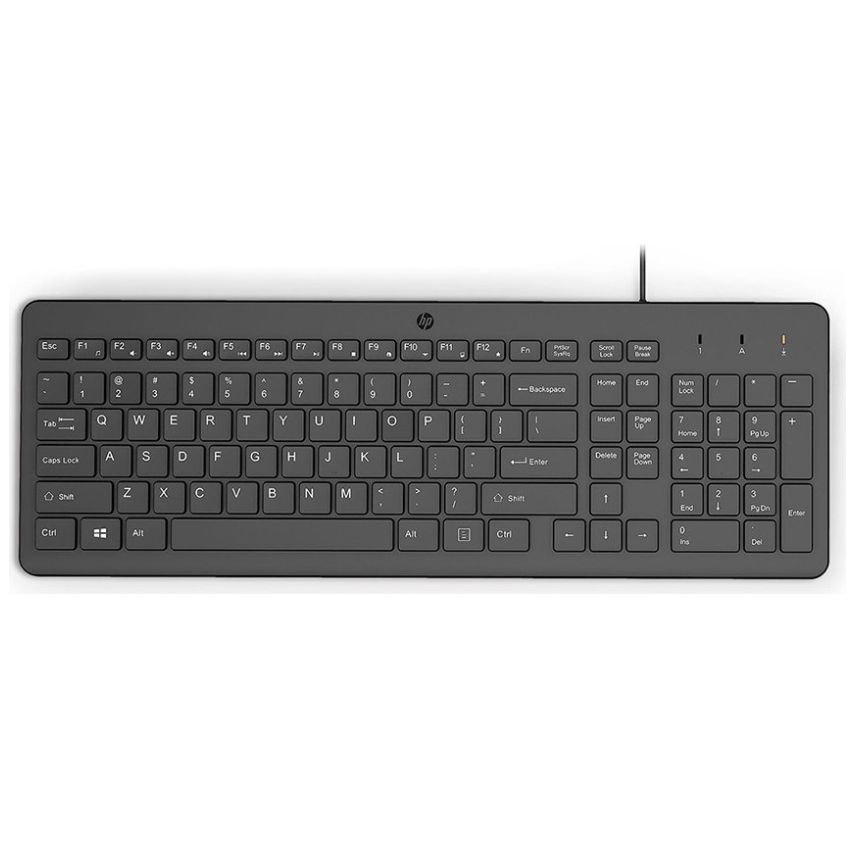 Teclado Alámbrico Hp 150 Negro