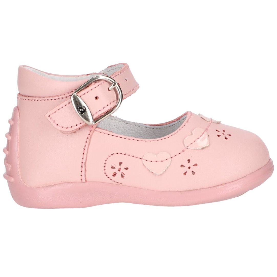 Zapato con Corazones 12-15 Rosa Andanenes para Niña