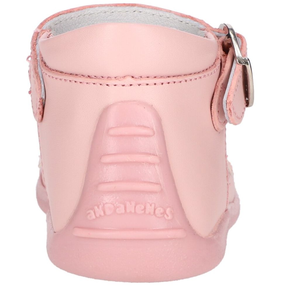 Zapato con Corazones 12-15 Rosa Andanenes para Niña