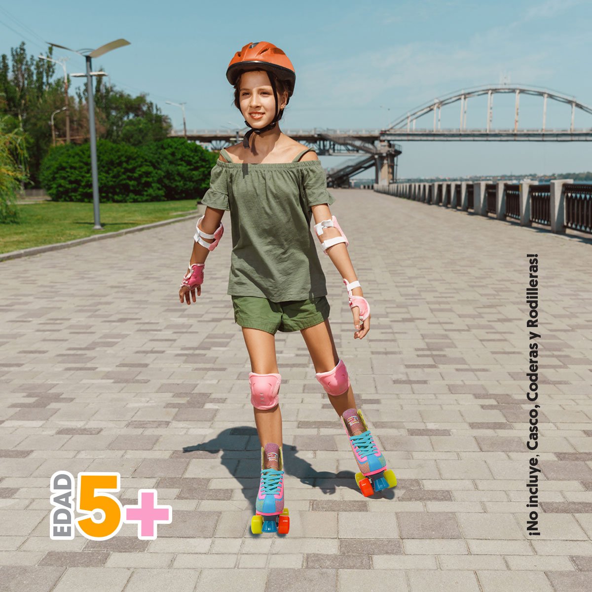 Patines Rush Girl Model B Talla 23 Apache