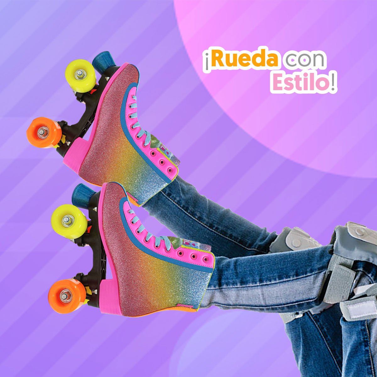 Patines Rush Girl Model B Talla 23 Apache