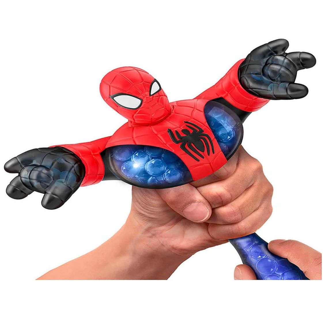 2 Pack Figuras Elásticas Goojitzu Arvel Spideran Vs Dr. Octopus Bandai