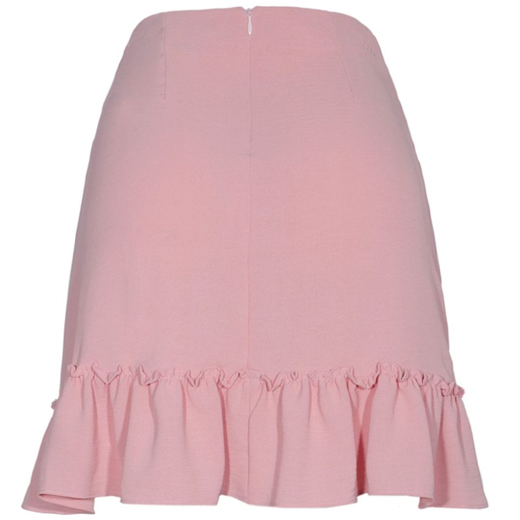 Falda Corta con Vuelo Chocolate