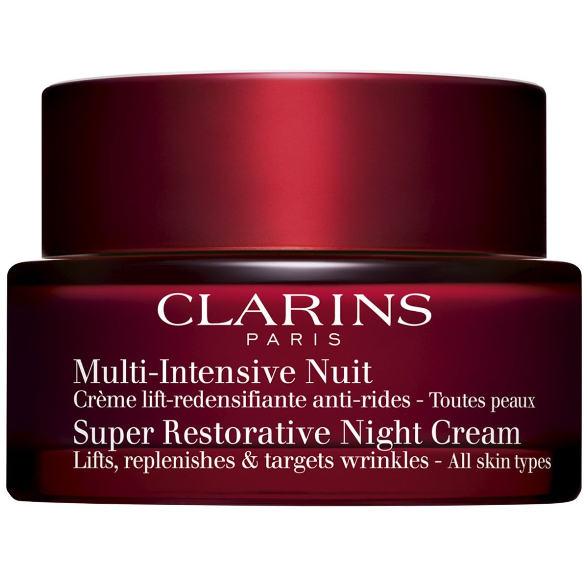 Tratamiento Redinsificante Súper Restorative Crema Noche 50Ml Clarins