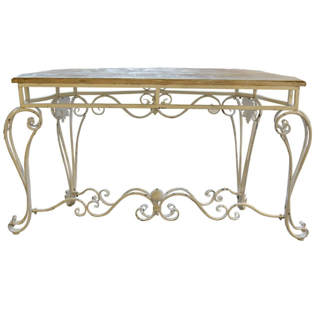 Consola Scroll Vintage Home