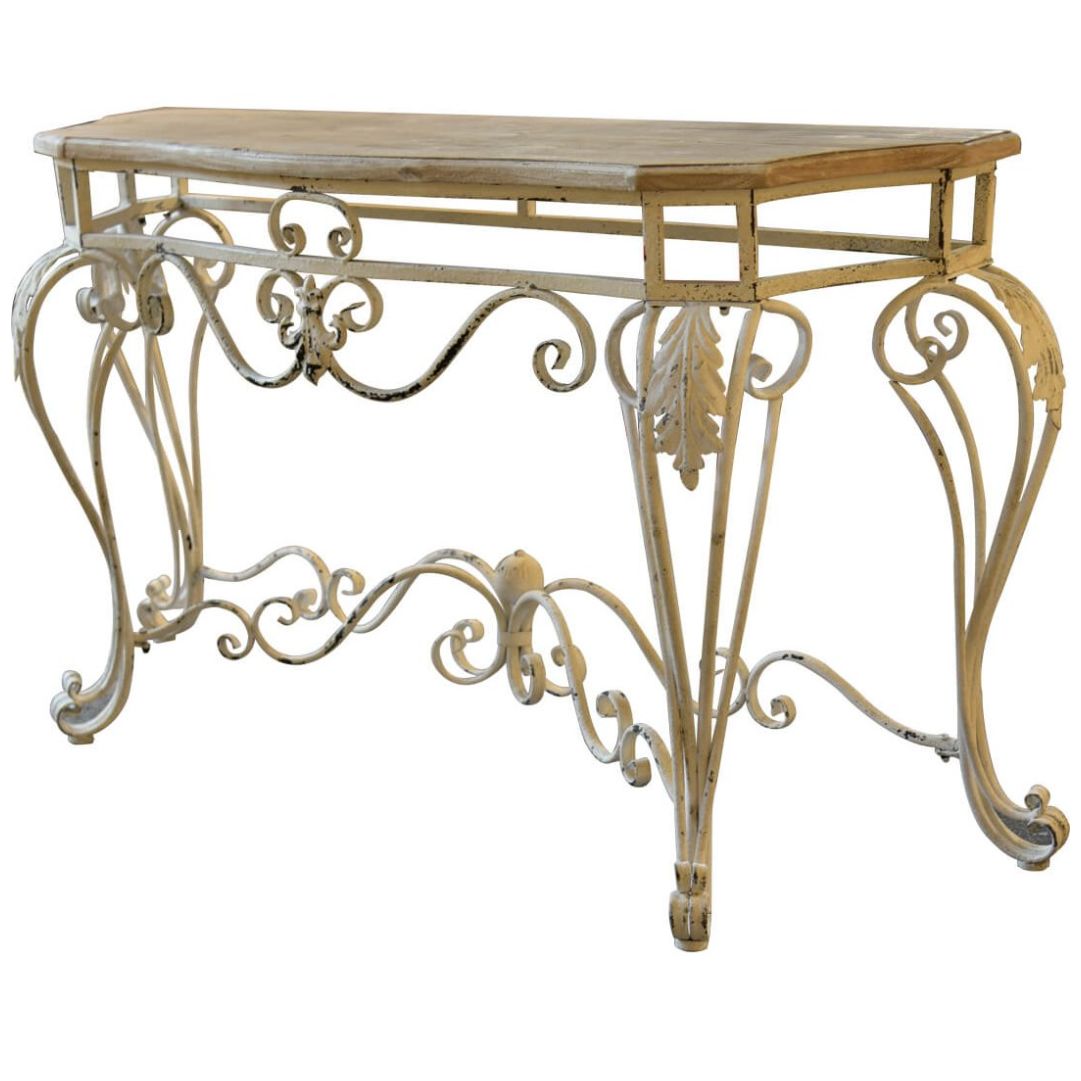 Consola Scroll Vintage Home