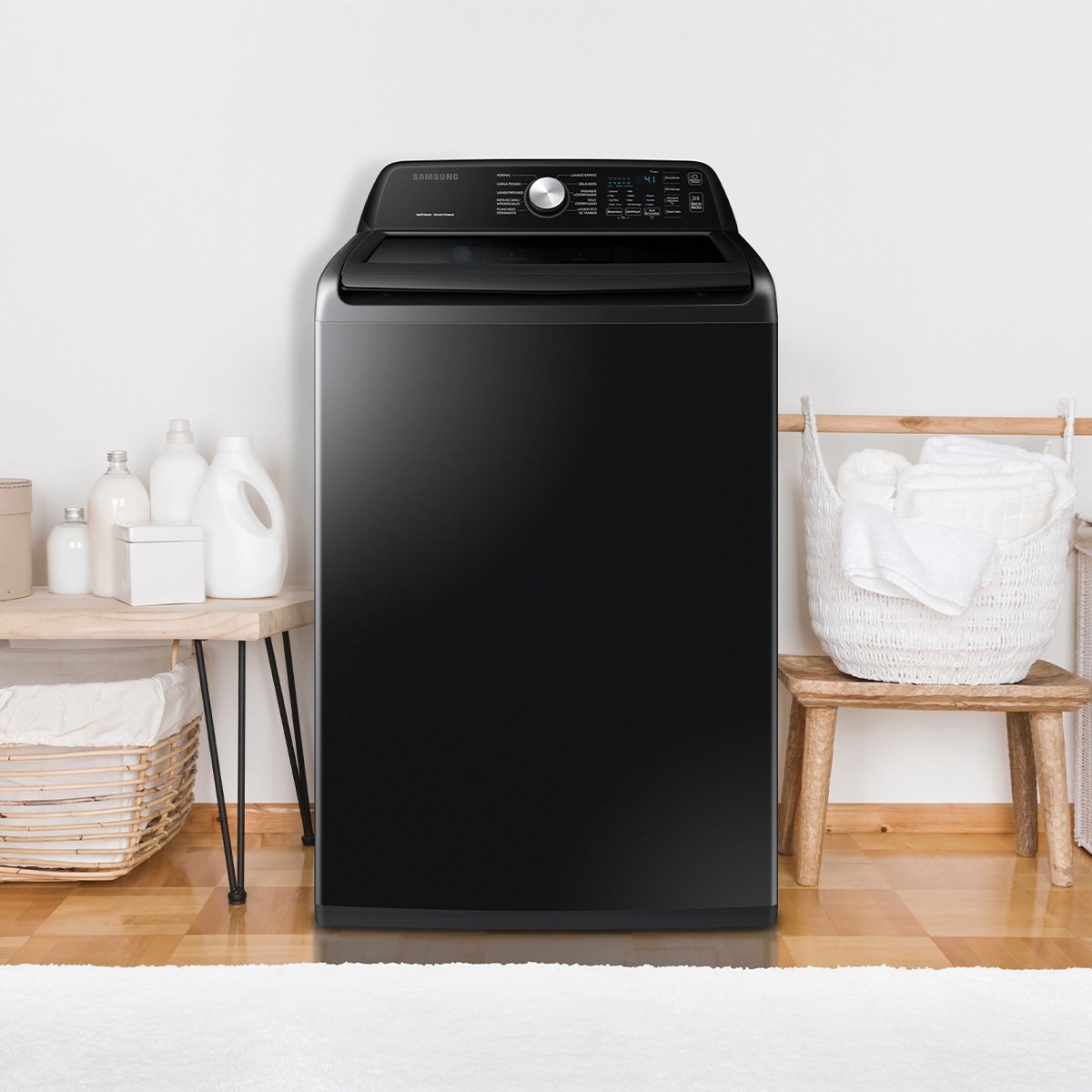 Lavadora Samsung Carga Superior 21Kg Wa21B3544Gv Negro